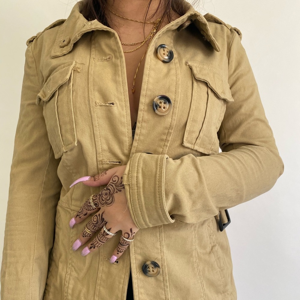 H&M tan trench coat